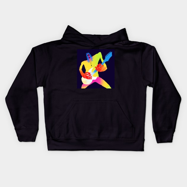 Electrified by Rock Kids Hoodie by Tosik-Art